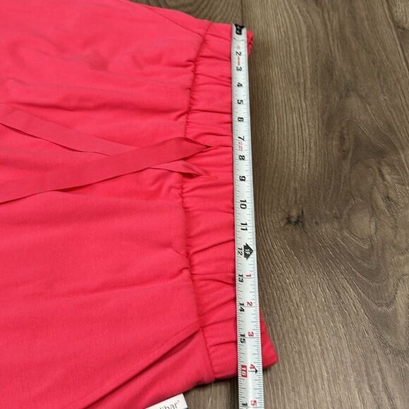 Coolibar 18” Plaka Knit Mid Rise Pink Active Skirt Skort UPF Size Large - Picture 8 of 14